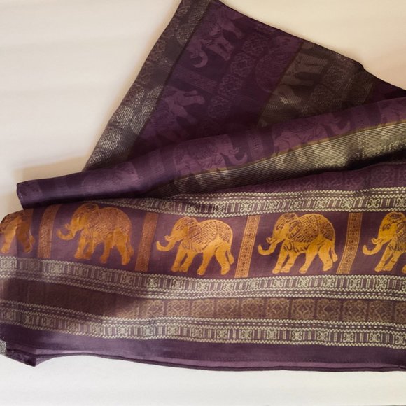 Pashmina Women's Long Silk Scarf/Wrap NWOT - Picture 4 of 9